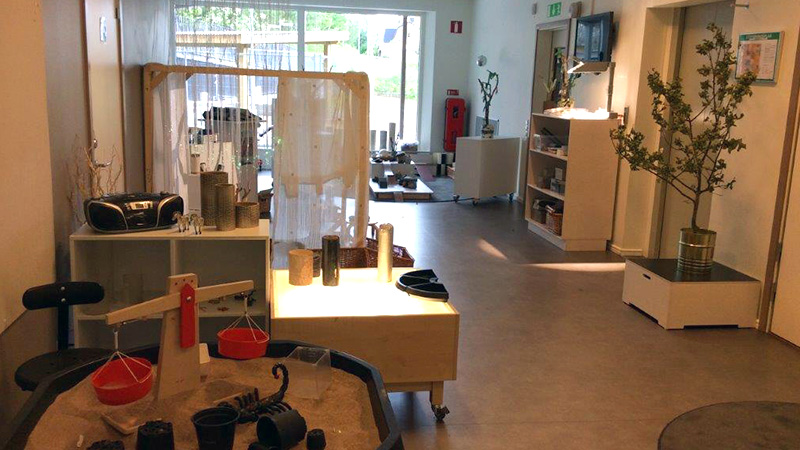 Lekrum på förskolan.